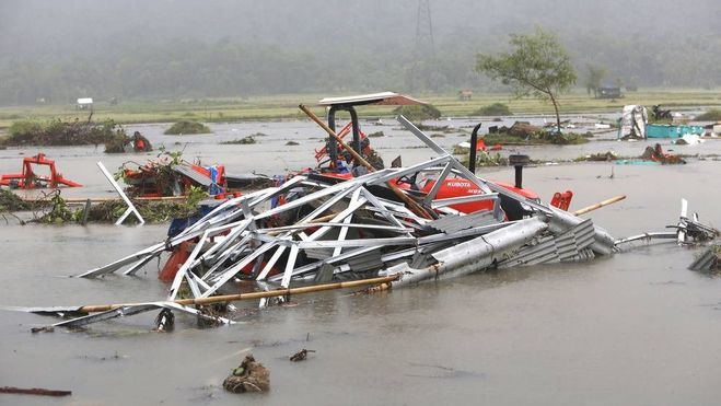 Efectos del tsunami.