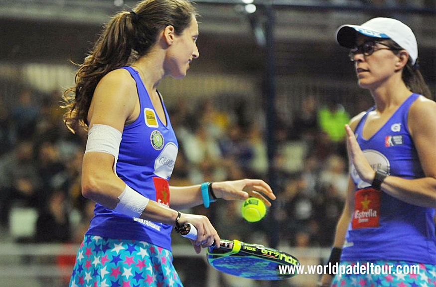 Gemma Triay, en un momento del torneo (Foto: World Padel Tour)