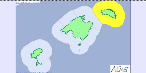 El sábado, 8 de diciembre, los fenómenos costeros activan la alerta en Menorca