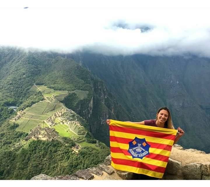 La menorquina Anna Goñalons en Machu Picchu, Perú. (Foto: A. Goñalons)