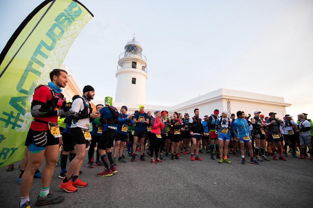 Imagen del Trail dels Fars que se celebra cada año en Menorca