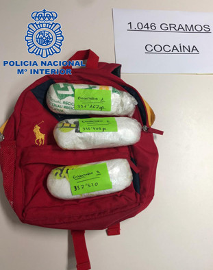 La cocaína intervenida iba a ser distribuida en la isla