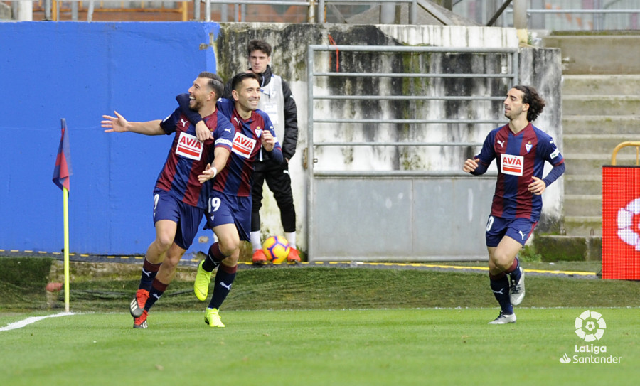 Enrich celebra el gol ante el Levante (Foto: laliga.es)