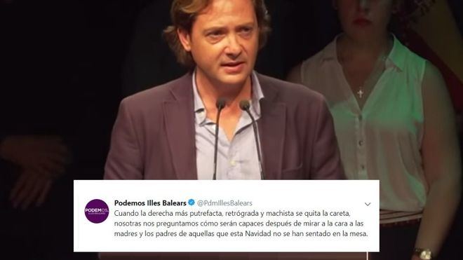 Jorge Campos y el tweet de Podemos.