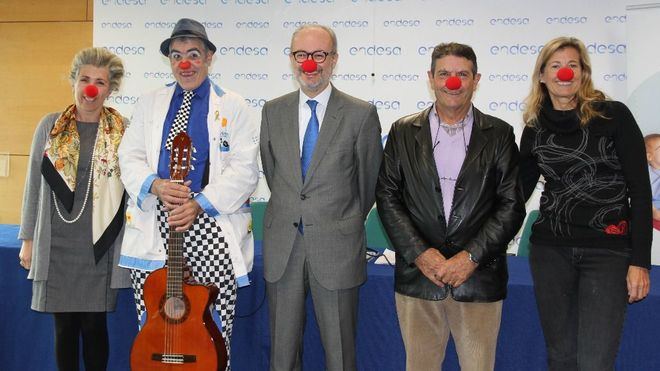 Endesa es la primera empresa que ya en el año 2012 apoyó apadrinar un payaso de Sonrisa Médica.