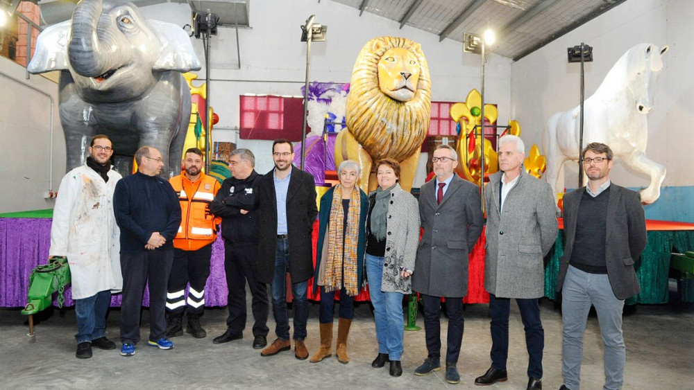 Imagen de la presentación de la cabalgata (Fotos: Tolo Mercadal)