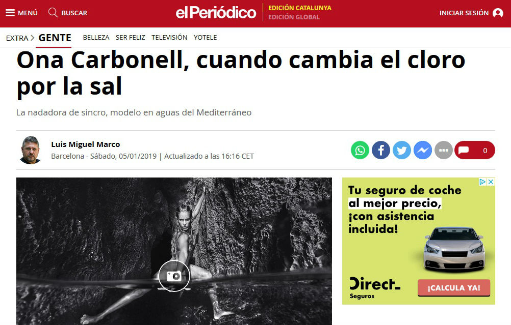 Carbonell, en el reportaje.