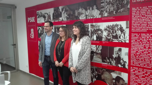 Susana Mora, Héctor Pons y Noemí Camps, candidatos socialistas para la próxima convocatoria electoral
