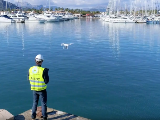 (Fotos) Drones para controlar el puerto de Maó