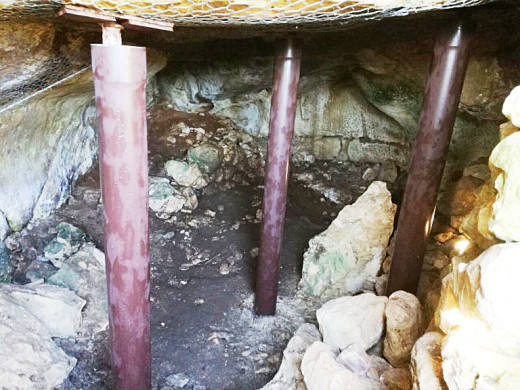 (Fotos) Acaban las obras de consolidación de la cueva de Diodorus
