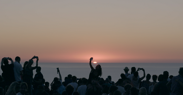 Puesta de sol en Mallorca.