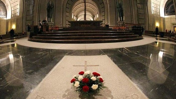 Imagen de la tumba de Franco en el Valle de los Caídos