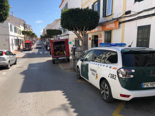 (Fotos) Incendio en la iglesia Evangélica de Es Castell