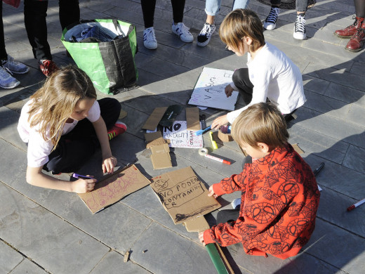 (Fotos) Los jóvenes exigen luchar contra el cambio climático