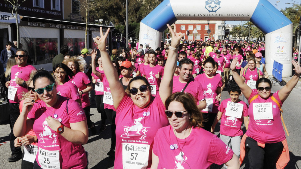 Imagen de la salida de la carrera (Fotos: Tolo Mercadal)