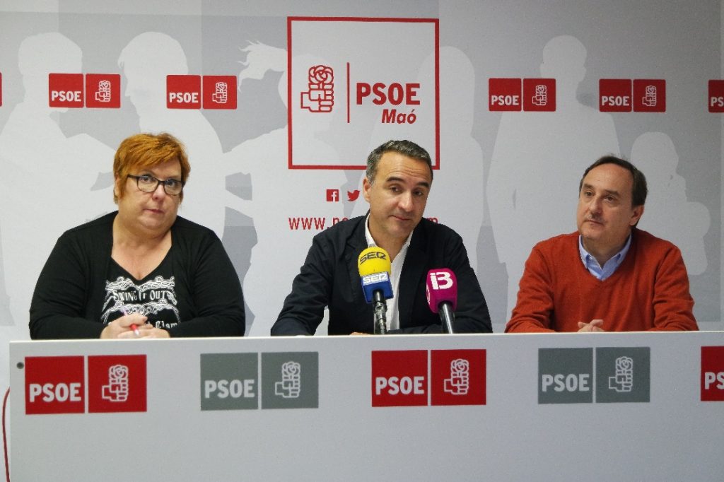 Carme García Querol, Pere Joan Pons y Pau Morlà, candidatos socialistas