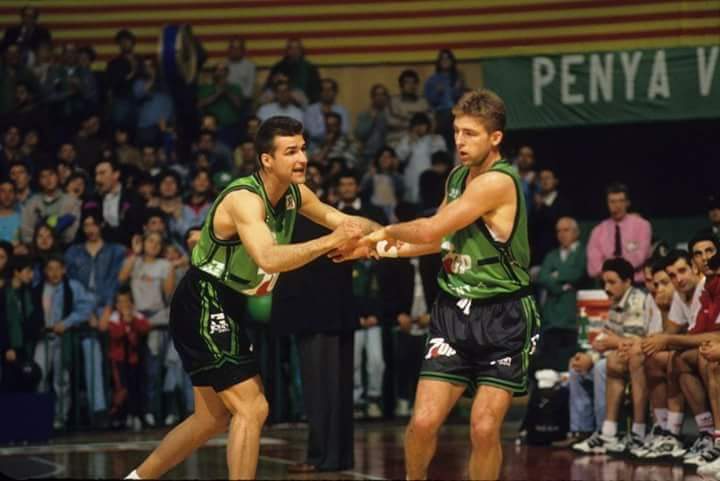 Tomàs y Rafa Jofresa, en su etapa en el Joventut.