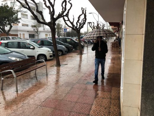 (Vídeo) Lluvia y granizo en Maó