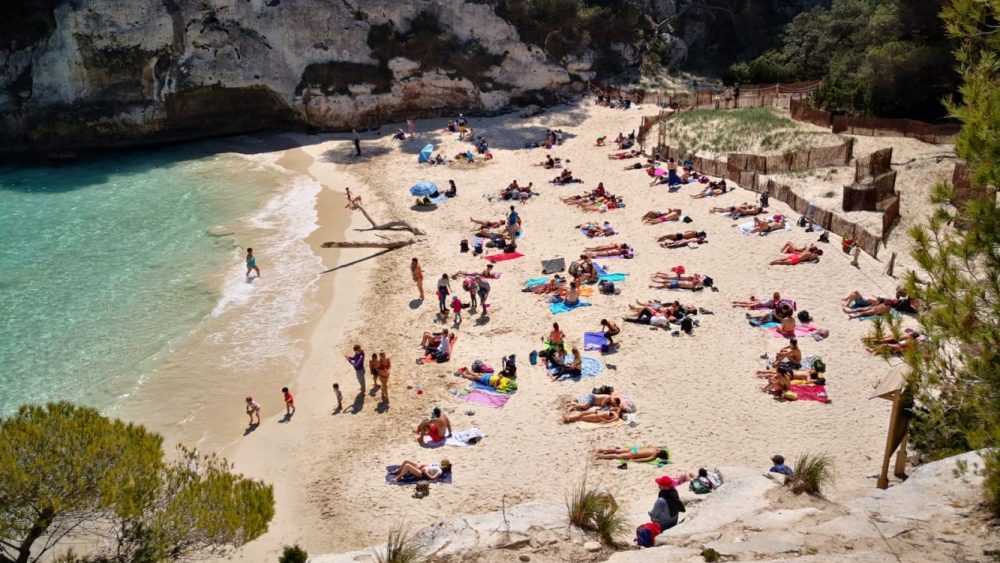 Imagen de la playa de Macarelleta (Foto: José Luis García Llagües)