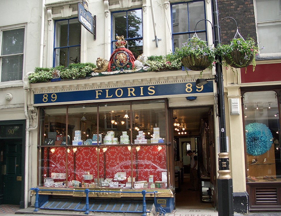 Imagen de la perfumería Floris en Londres