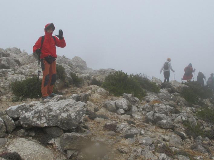 Magdalena Socías, en un momento del recorrido (Fotos: mallorcadiario.com)