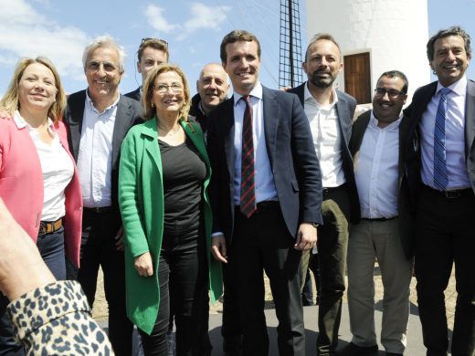 (Fotos) Pablo Casado defiende en Menorca una “España unida”