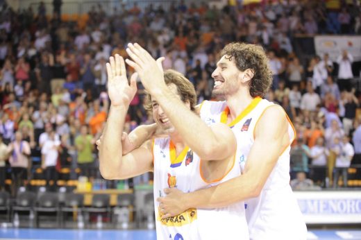 Urko Otegui, junto a Diego Sánchez, en una anterior etapa en Menorca (Foto: Tolo Mercadal)