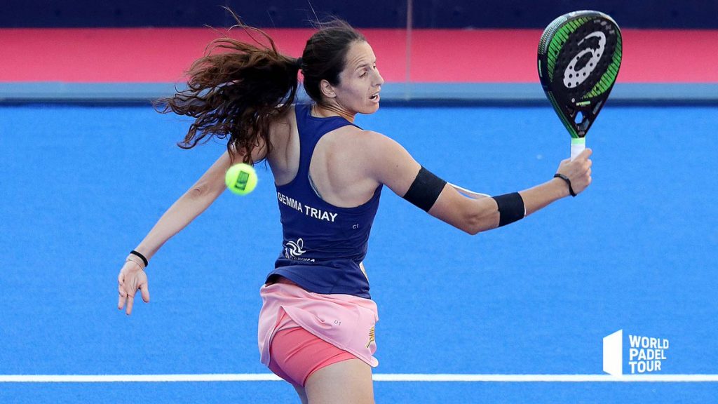 Triay, en un momento del partido (Foto: World Padel Tour)