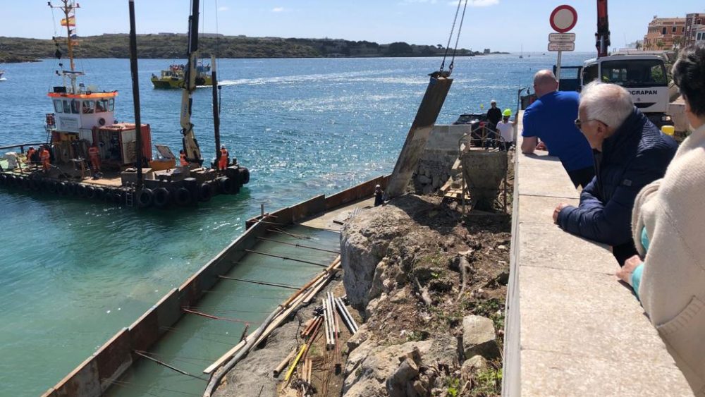 Imagen de cómo avanzan las obras (Fotos: Tolo Mercadal)