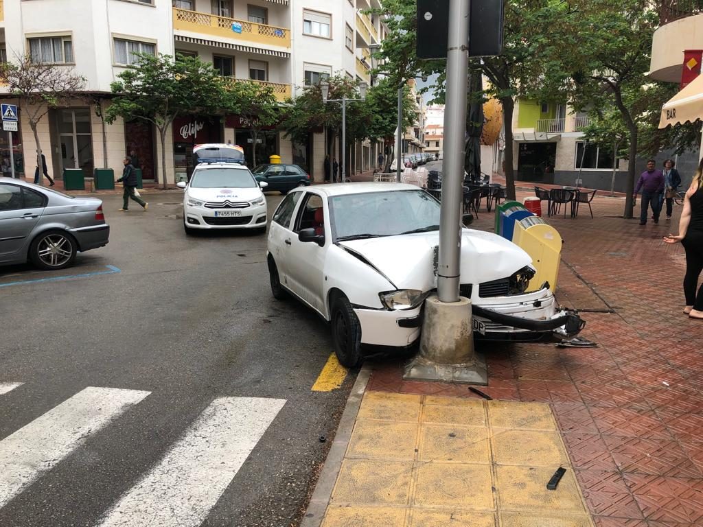 Imagen del vehículo accidentado (Foto: Tolo Mercadal)