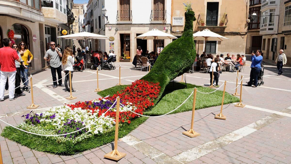 Decoración floral en la edición del año pasado (Foto: Tolo Mercadal)