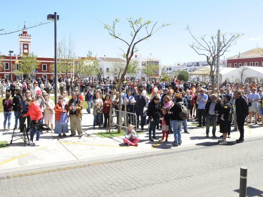 Accidentada recreación histórica en Es Castell