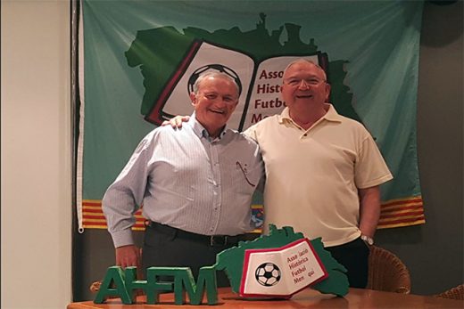 Bernat Petrus (derecha), nuevo presidente AHFM junto a Pedro Torres (Foto: deportesmenorca.com)