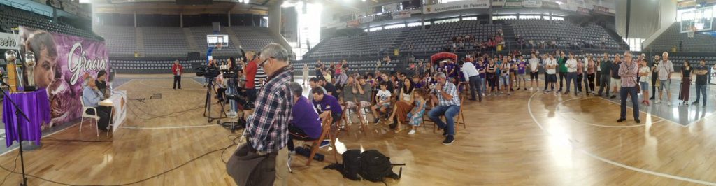 Urko Otegui, en su despedida en Palencia (Foto: Baloncesto Palencia)