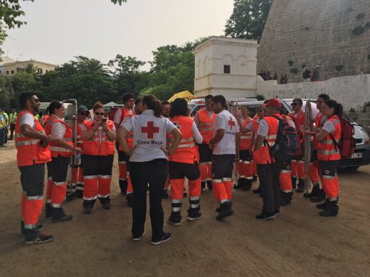 (Fotos) Creu Roja atendió a 126 personas, la mayoría por golpes