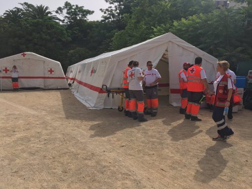 (Fotos) Creu Roja atendió a 126 personas, la mayoría por golpes