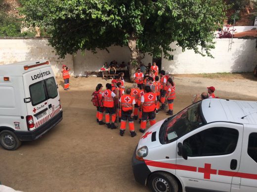 (Fotos) Creu Roja atendió a 126 personas, la mayoría por golpes