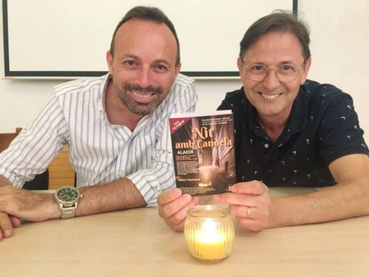 El alcalde, José Luis Benejam, y el concejal Santiago Reurer, en la presentación de esta actividad