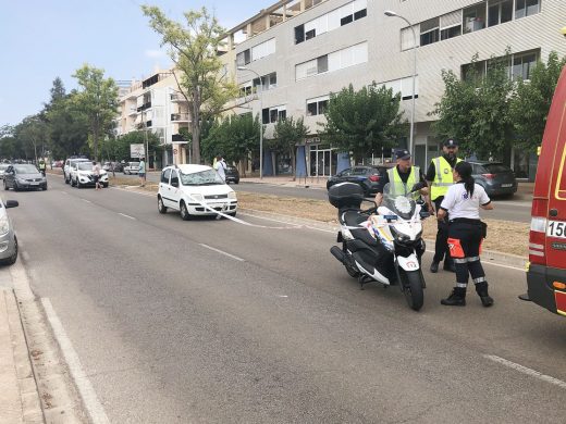 Atropello en la vía de Ronda de Maó