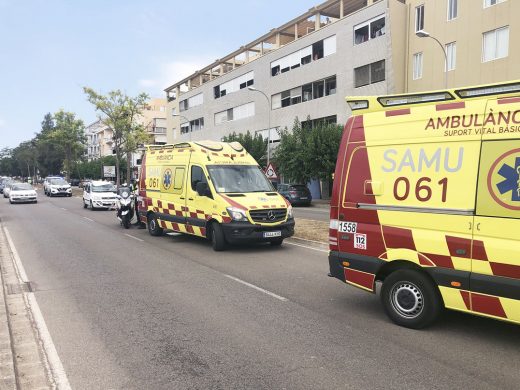 Atropello en la vía de Ronda de Maó