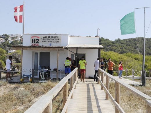 (Fotos) Éxito del simulacro de rescate en playa de Son Bou