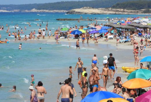 Pese a la pandemia, en 2020 ha habido 16 playas sobresaturadas (Foto: Tolo Mercadal)