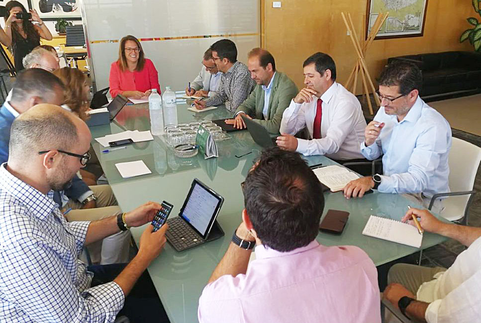 Imagen de la reunión celebrada en el Consell de Menorca