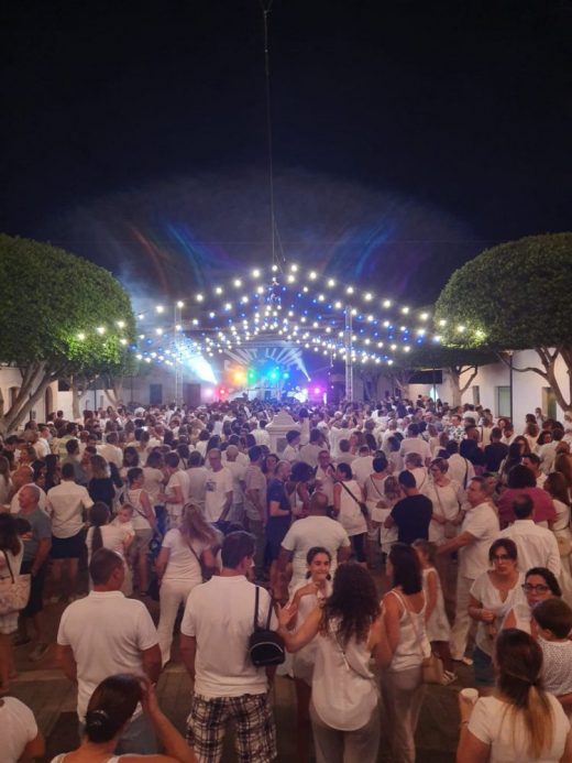 Imagen de la fiesta en el Pla de sa Creu