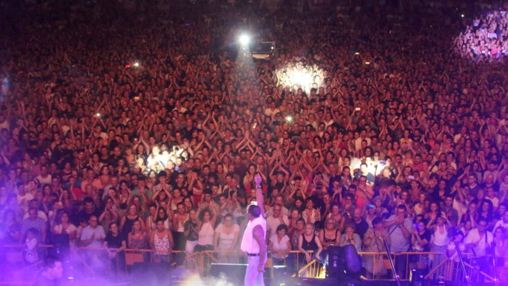 Un momento del espectacular concierto (Foto: Jaume Fiol)