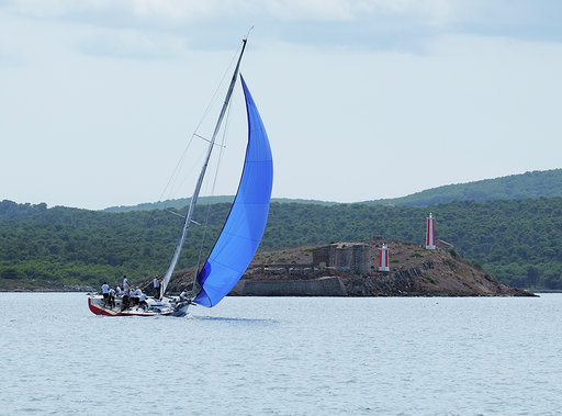 El Frescachón, en plena regata.