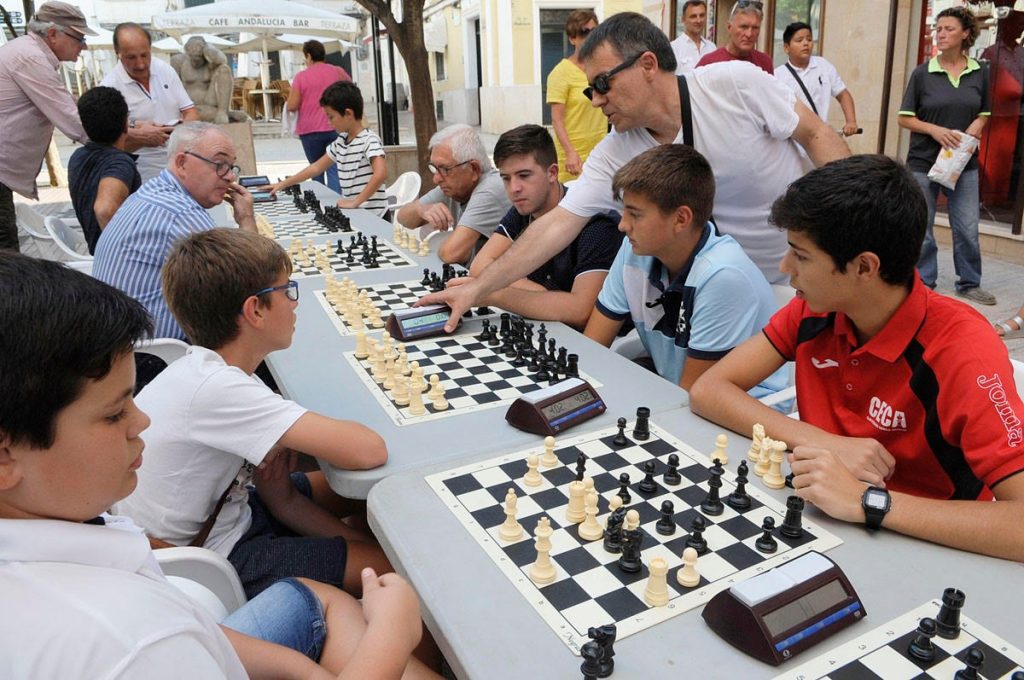 Un momento de las partidas (Foto: Tolo Mercadal)