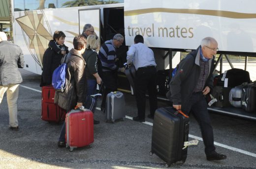 Regresan los turistas del Imserso.