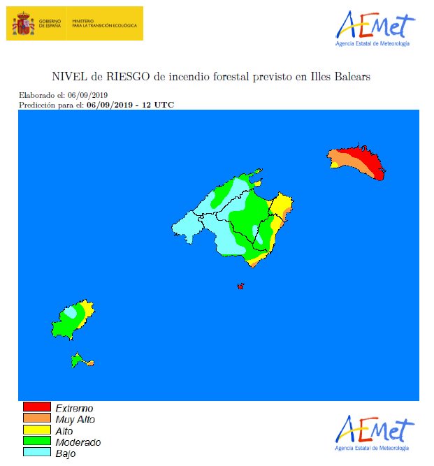 Predicción de la Aemet para este viernes