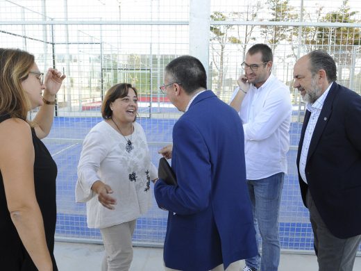 (Fotos) Sant Lluís estrena sus pistas de pádel para el WPT